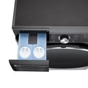 LG 13kg AI DD™ ezDispense™ Washing Machine, Platinum Black, F4Y913BCTA1